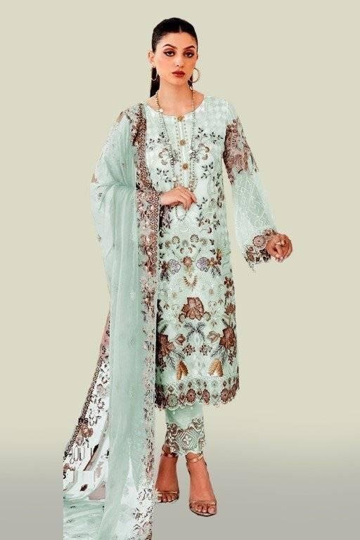 Georgette Semi Stitched Salwar Suit