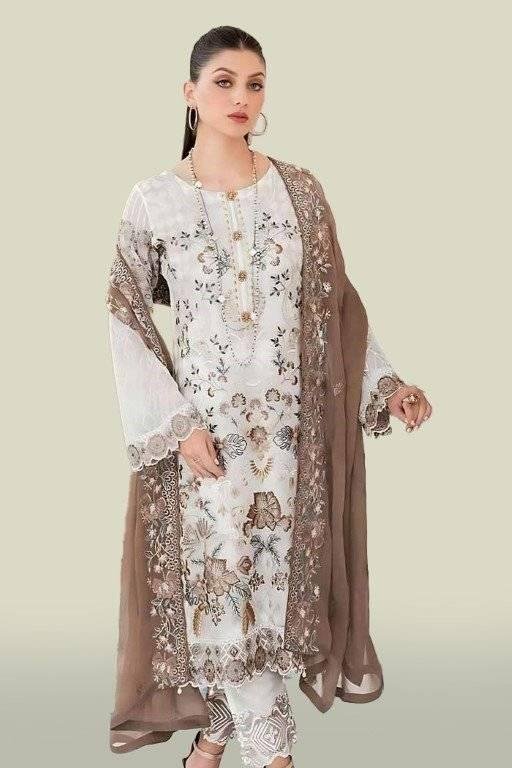 Georgette Semi Stitched Salwar Suit