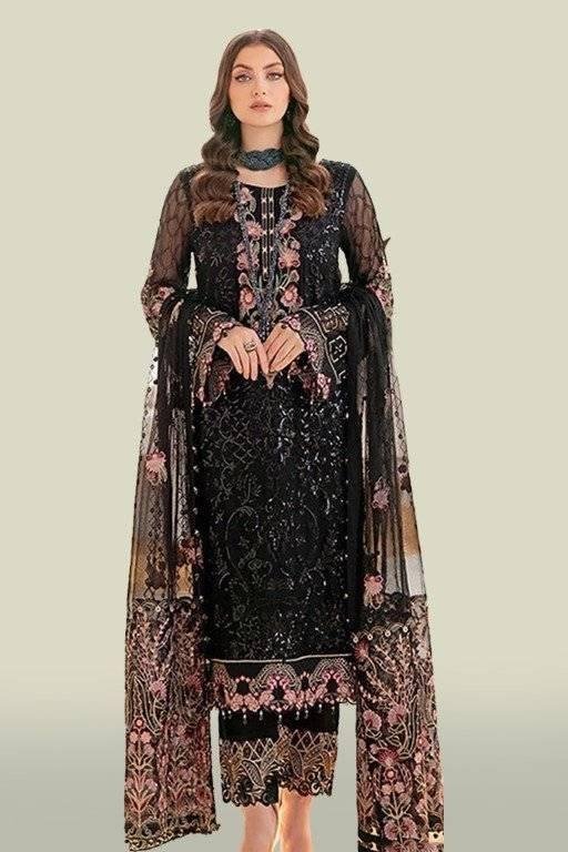 Georgette Semi Stitched Salwar Suit