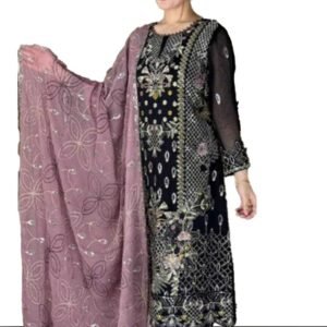 Georgette Semi Stitched Salwar Suit