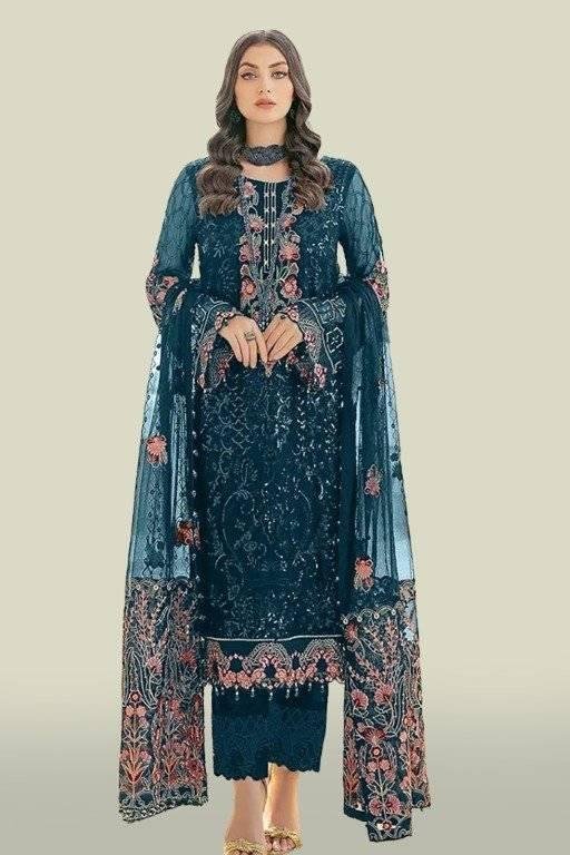 Georgette Semi Stitched Salwar Suit