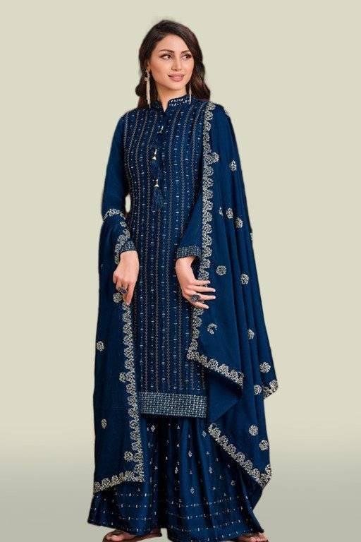 Georgette Semi Stitched Salwar Suit