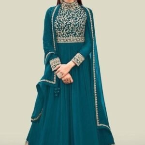 Georgette Embroidery Gown