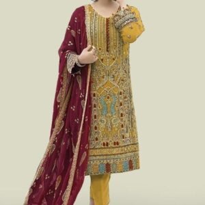 Georgette Semi Stitched Salwar Suit