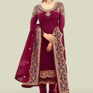 Georgette Semi Stitched Salwar Suit