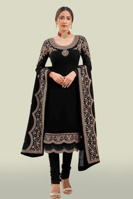 Georgette Semi Stitched Salwar Suit
