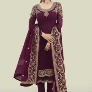 Georgette Semi Stitched Salwar Suit