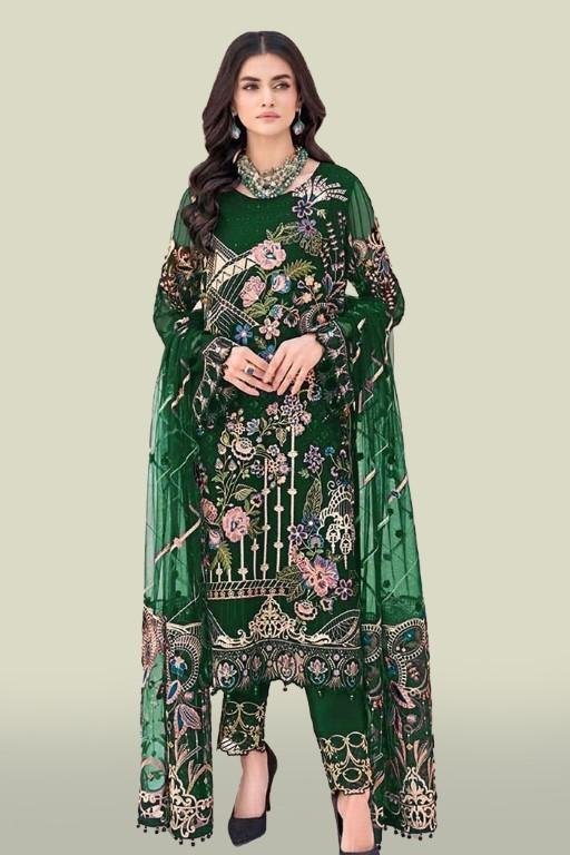 Georgette Semi Stitched Salwar Suit