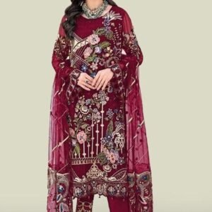 Georgette Semi Stitched Salwar Suit