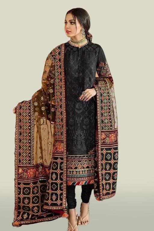 Georgette Semi Stitched Salwar Suit