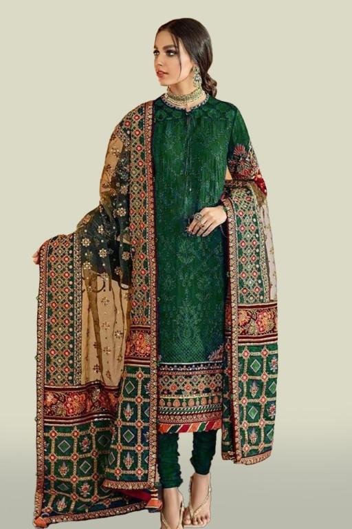 Georgette Semi Stitched Salwar Suit