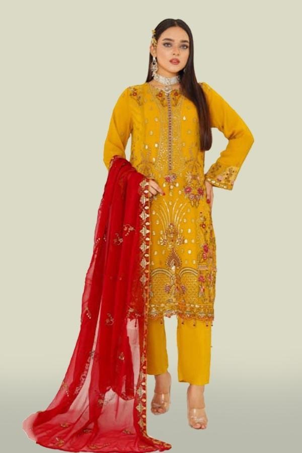 Eid Special Georgette Semi Stitched Salwar Suit