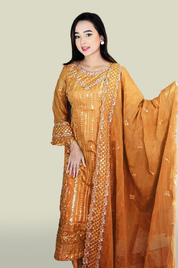 Eid Special Georgette Semi Stitched Salwar Suit
