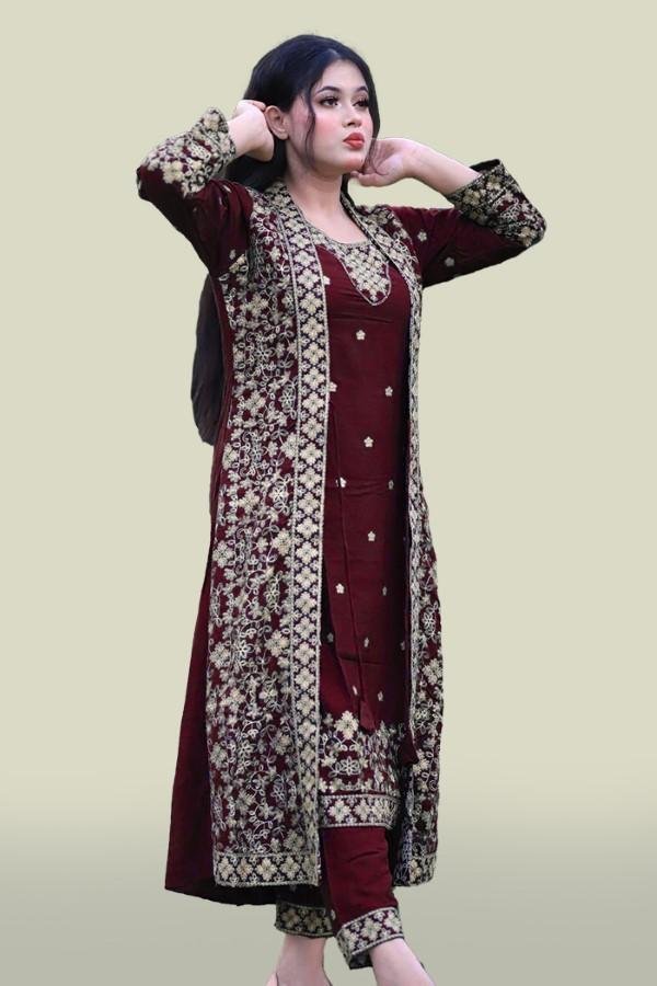 Eid Special Georgette Semi Stitched Salwar Suit - Image 2