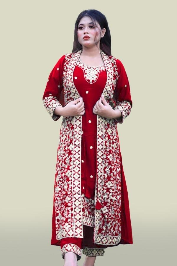 Eid Special Georgette Semi Stitched Salwar Suit