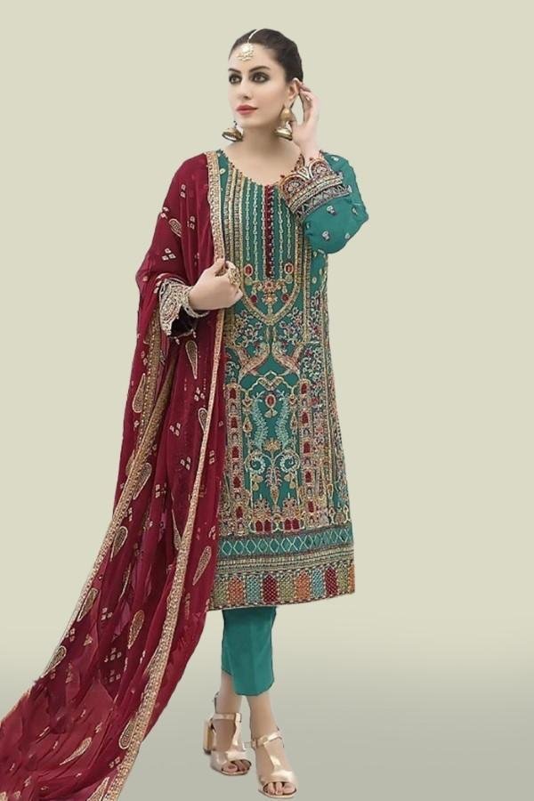 Eid Special Georgette Semi Stitched Salwar Suit