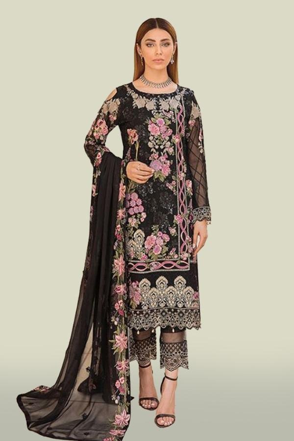 Eid Special Georgette Semi Stitched Salwar Suit