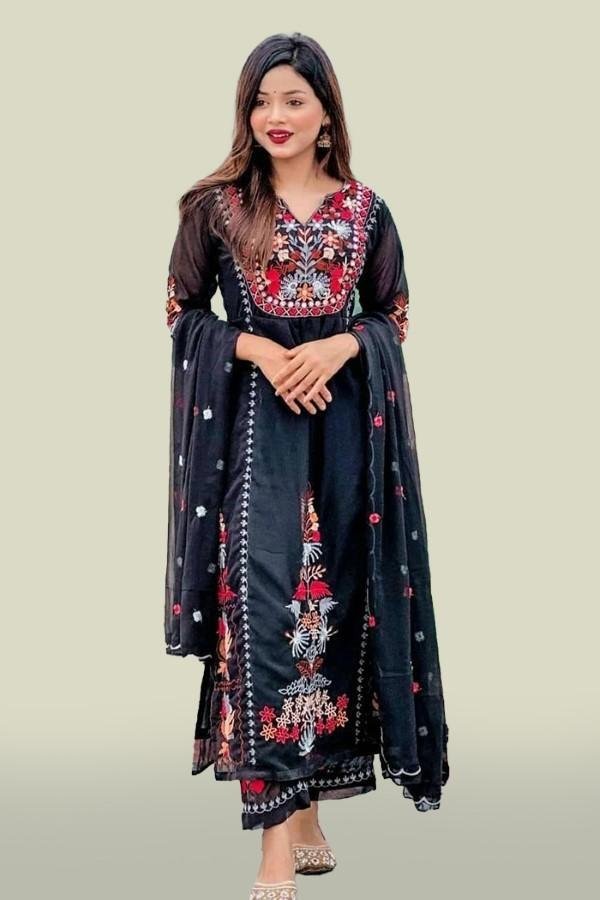 Eid Special Georgette Semi Stitched Salwar Suit