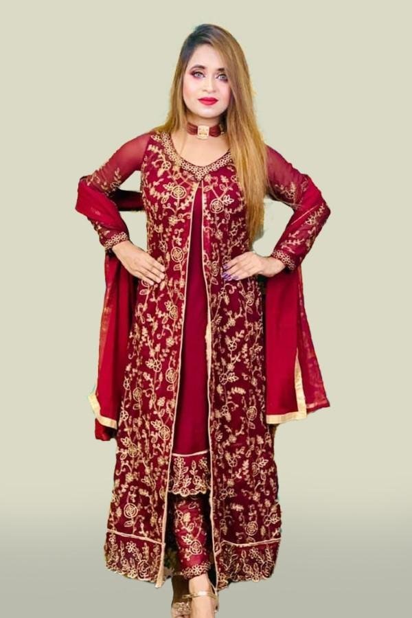 Eid Special Georgette Semi Stitched Salwar Suit