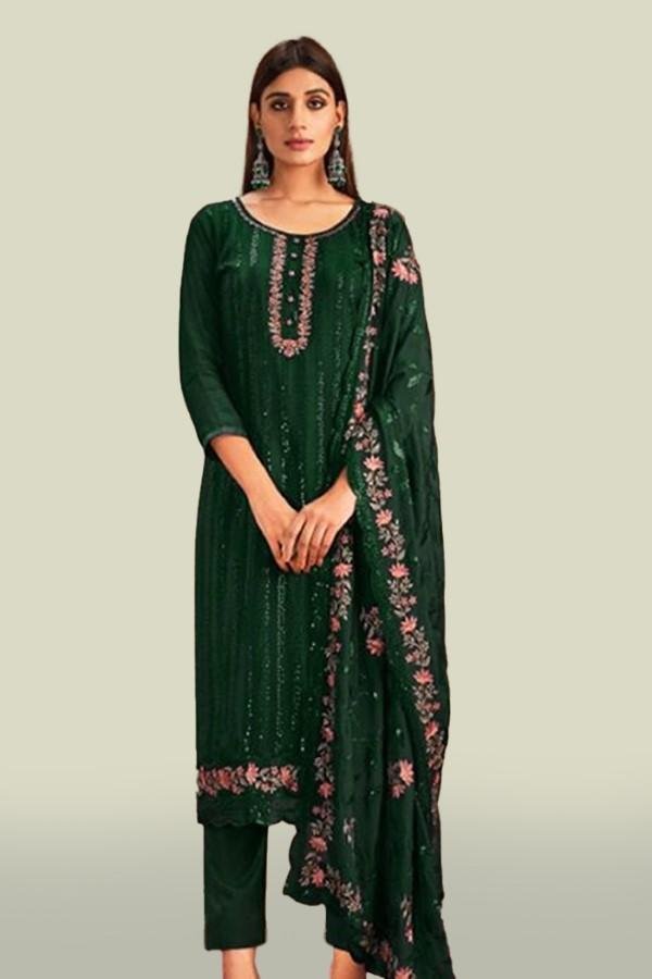 Eid Special Georgette Semi Stitched Salwar Suit