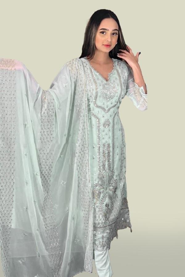Eid Special Georgette Semi Stitched Salwar Suit