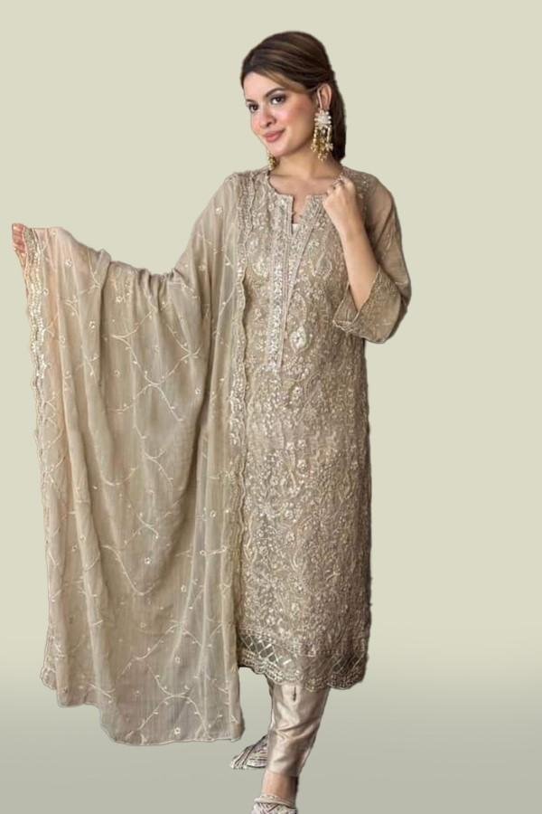 Eid Special Georgette Semi Stitched Salwar Suit