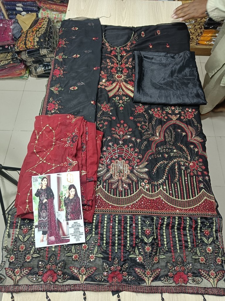 Georgette Semi Stitched Salwar Suit - Image 2